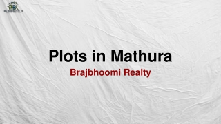 plots in mathura