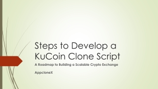 Steps to Develop a KuCoin Clone Script