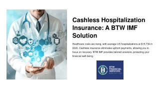 Cashless Hospitalization Insurance: Your Gateway to Stress-Free Medical Care