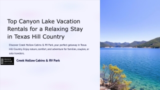 Top Canyon Lake Vacation Rentals for a Relaxing Stay in Texas Hill Country