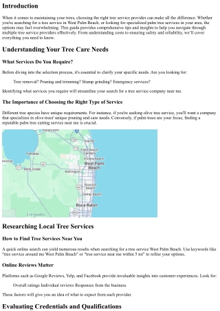 Tips for Choosing Between Multiple Tree Service Providers