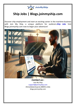 ship jobs blogs joinmyship com