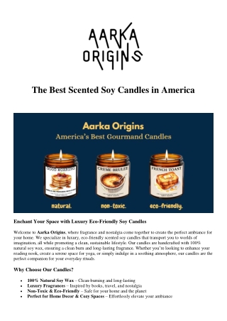 the best scented soy candles in america