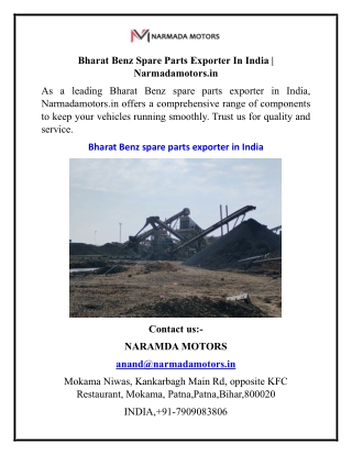 Bharat Benz Spare Parts Exporter In India Narmadamotors.in(1)