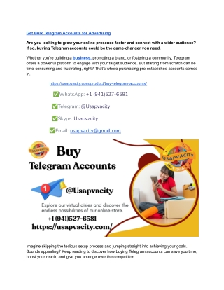 get bulk telegram accounts for advertising