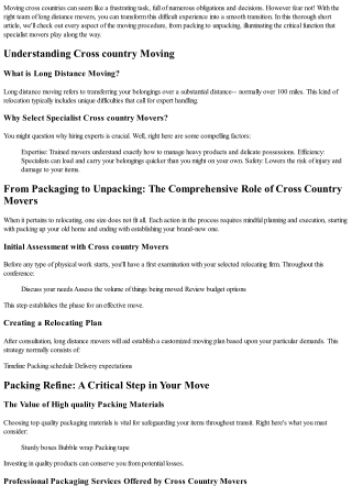 moving cross countries can seem like