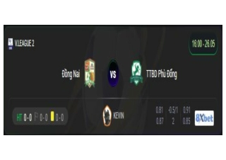 Xem trực tiếp Đồng Nai vs TTBD Phù Đổng vào lúc 16:00, ngày 26/05/2025