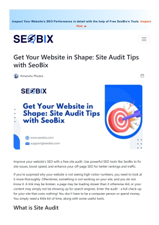 inspect your website s seo performance in detail