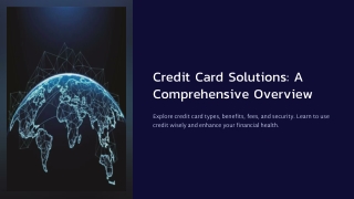 Credit card solutions