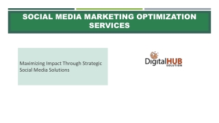 Expert Social Media Marketing Optimization Services for Business Growth