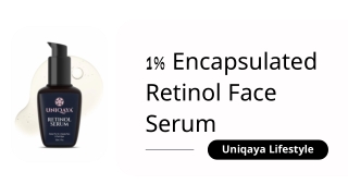 Anti Aging Retinol Face Serum With 1% Encapsulated