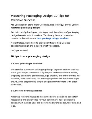 10 Expert Packaging Design Tips to Boost Your Brand | Cueball Creatives