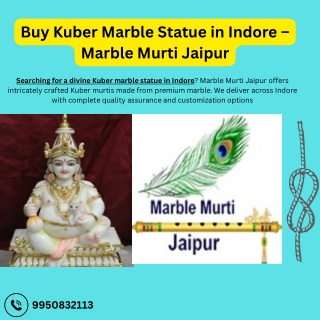 Buy Kuber Marble Statue in Indore – Marble Murti Jaipur