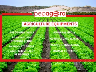 Agri Suppliers: Go Global with the Right B2B Marketplace | Pepagora