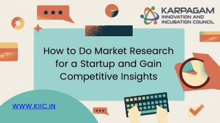 How to Do Market Research for a Startup and Gain Competitive Insights