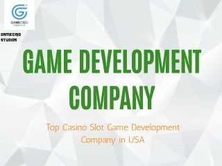Top Casino Slot Game Development Company in USA