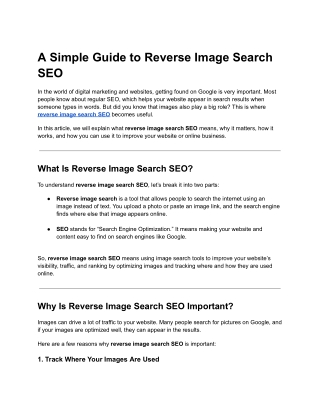 a simple guide to reverse image search seo