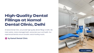 Expert Dental Filling in Delhi – Kamal Dental Clinic