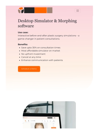 Plastic Surgery Simulator, Morphing software on desktop,Macbook,iPhone,Windows