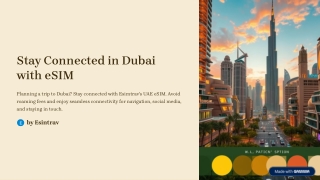 How to Get a Tourist SIM in Dubai – Providers and Prices