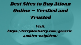 Best Sites to Buy Ativan Online – Verified and Trusted