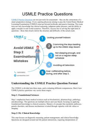 USMLE Practice Questions