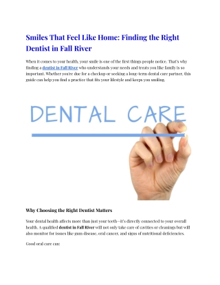 Admire dental care