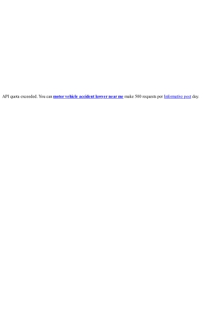 API quota exceeded. You can make 500 requests per day.