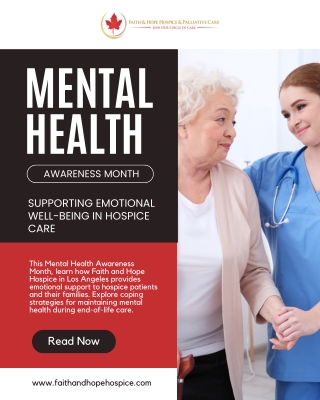 Mental Health Awareness Month Supporting Emotional Well-being in Hospice Care