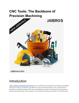 CNC tool