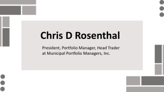 Chris D Rosenthal - A Limitless Growth Explorer - Novelty, Ohio