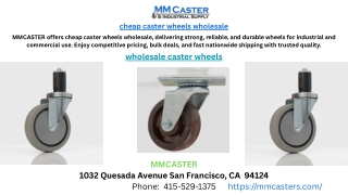 cheap caster wheels wholesale