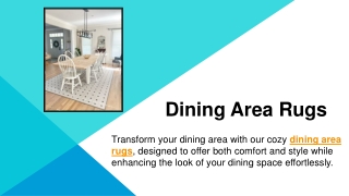 Dining Area Rugs