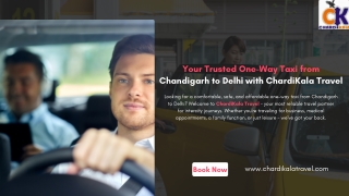 your trusted one way taxi from chandigarh