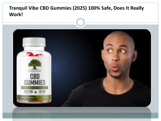 Tranquil Vibe CBD Gummies Price