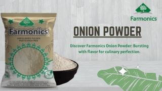 Farmonics Onion Powder – 100% Pure & Natural | No Preservatives