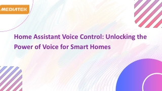 Home Assistant Voice Control Unlocking the Power of Voice for Smart Homes