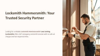locksmith hammersmith your trusted security