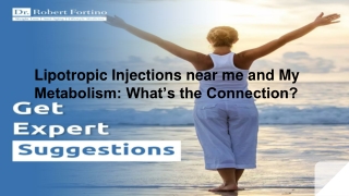 What Are Lipotropic Injections and How Do They Support Weight Loss?