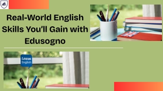 How Edusogno Helps You Speak English with Confidence