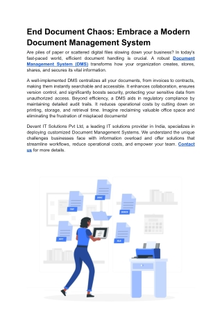 End Document Chaos_ Embrace a Modern Document Management System