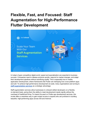 flexible fast and focused staff augmentation