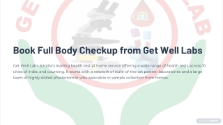 Book Full Body Checkup