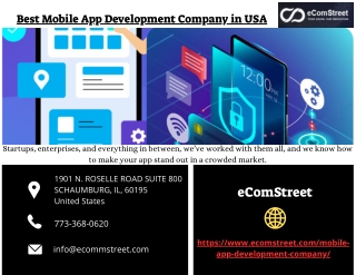 Best Mobile App Development Company in USA