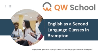 English as a Second Language Classes in Brampton