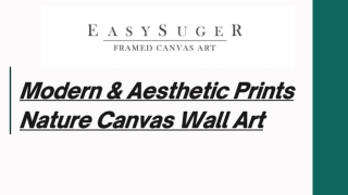 Modern & Aesthetic Prints Nature Canvas Wall Art