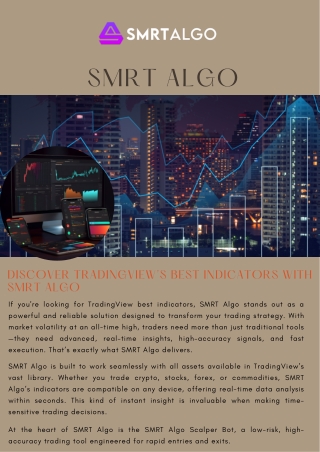 Discover TradingView’s Best Indicators with SMRT Algo