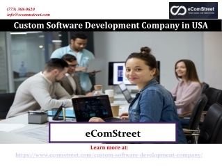 Custom Software Development Company in USA