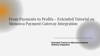 A Comprehensive Guide on Integrating Monoova Payment Gateway
