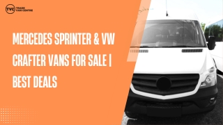 Mercedes Sprinter & VW Crafter Vans for Sale  Best Deals (2)